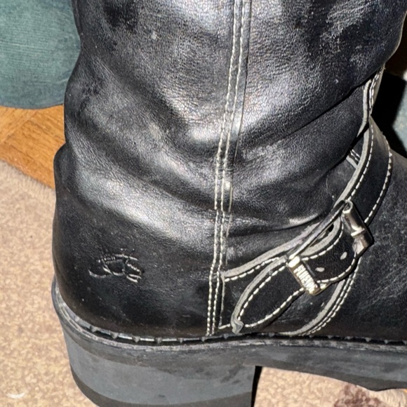 John Fluevog Black Bond Girl amazing boots - Picture 5 of 9